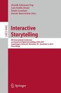 Interactive Storytelling edito da Springer International Publishing