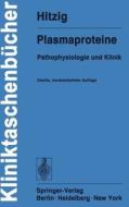 Plasmaproteine di Walter H. Hitzig edito da Springer Berlin Heidelberg