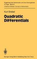 Quadratic Differentials di K. Strebel edito da Springer Berlin Heidelberg