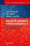 Advanced Techniques in Web Intelligence-2 edito da Springer Berlin Heidelberg