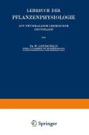 Lehrbuch der Pflanzenphysiologie di W. Lepeschkin edito da Springer Berlin Heidelberg