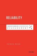 Understanding Measurement: Reliability di Patrick Meyer edito da Oxford University Press Inc