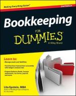 Bookkeeping For Dummies di Lita Epstein edito da John Wiley & Sons
