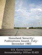Homeland Security edito da Bibliogov