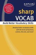 Sharp Vocab di Kaplan edito da Kaplan Aec Education