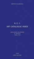 Art Catalogue Index di Marc Blondeau, Etienne Breton, Thierry Meaudre edito da BAI NV