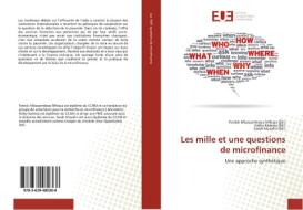 Les mille et une questions de microfinance di Mbouombouo Mfossa-P edito da Editions universitaires europeennes EUE