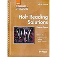 Elements of Literature: Reading Solutions First Course di Holt Rinehart & Winston edito da Holt McDougal