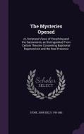 The Mysteries Opened di John Seely Stone edito da Palala Press