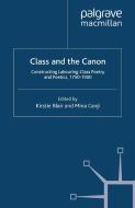 Class and the Canon edito da Palgrave Macmillan