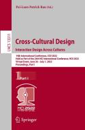 Cross-Cultural Design. Interaction Design Across Cultures edito da Springer International Publishing