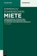 Miete di Volker Emmerich, Jost Emmerich, André Haug, Christian Rolfs edito da Gruyter, Walter de GmbH
