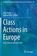 Class Actions in Europe edito da Springer International Publishing