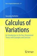 Calculus of Variations di Hansjörg Kielhöfer edito da Springer International Publishing