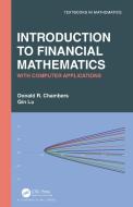 Introduction To Financial Mathematics di Donald R. Chambers, Qin Lu edito da Taylor & Francis Ltd
