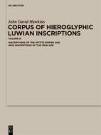 Corpus of Hieroglyphic Luwian Inscriptions di John David Hawkins edito da Walter de Gruyter