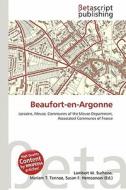 Beaufort-En-Argonne edito da Betascript Publishing