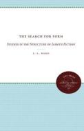 The Search For Form di J. A. Ward edito da The University Of North Carolina Press
