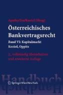 Osterreichisches Bankvertragsrecht edito da Springer
