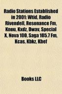 Radio Stations Established In 2001: Wtid di Books Llc edito da Books LLC, Wiki Series
