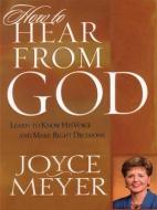 HT HEAR FROM GOD -LP di Joyce Meyer edito da CHRISTIAN LARGE PRINT