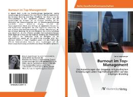 Burnout im Top-Management di Anna Leuenberger edito da AV Akademikerverlag