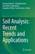 Soil Analysis: Recent Trends and Applications edito da Springer Singapore
