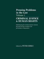 Pressing Problems in Law di Birks edito da OUP Oxford