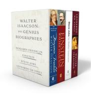 Walter Isaacson: The Genius Biographies: Benjamin Franklin, Einstein, Steve Jobs, and Leonardo Da Vinci di Walter Isaacson edito da SIMON & SCHUSTER