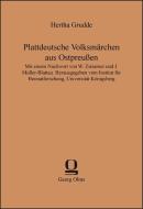 Plattdeutsche Volksmärchen aus Ostpreußen di Hertha Grudde edito da Olms Verlag