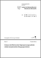 Analyse oberflächennaher Eigenspannungszustände mittels komplementärer Beugungsverfahren di Thorsten Manns edito da Kassel University Press