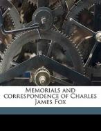 Memorials And Correspondence Of Charles di Charles James Fox, John Russell Russell edito da Nabu Press