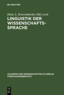 Linguistik der Wissenschaftssprache edito da De Gruyter