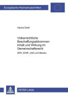 Völkerrechtliche Beschaffungsabkommen: Inhalt und Wirkung im Gemeinschaftsrecht di Hanna Diehl edito da Lang, Peter GmbH