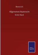 Allgemeines Staatsrecht di Bluntschill edito da Salzwasser-Verlag GmbH