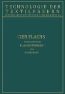 Der Flachs di W. Sprenger edito da Springer Berlin Heidelberg