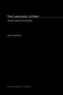 The Language Lottery di David Lightfoot edito da Mit Press Ltd