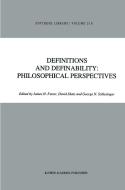 Definitions and Definability: Philosophical Perspectives di James H. Fetzer, David Shatz, George N. Schlesinger edito da Springer Netherlands