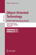 Object-Oriented Technology ECOOP 2008 Workshop Reader edito da Springer-Verlag GmbH