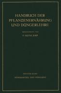Düngemittel und Düngung di E. Bierei, H. Brenek, R. Demoll, R. Doerell, H. Fischer, W. Gleisberg, C. Grimme, C. Hermann, F. Honcamp, W. Jacob, Kilb edito da Springer Berlin Heidelberg