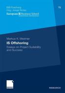 IS Offshoring di Markus Westner edito da Gabler Verlag