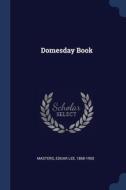 Domesday Book di EDGAR LEE edito da Lightning Source Uk Ltd