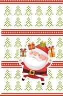 Jolly Santa Journal: Christmas Themed Illustrated 6x9 Medium Lined Journaling Notebook di Quipoppe Publications edito da Createspace Independent Publishing Platform