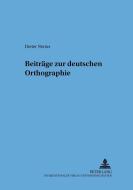 Beiträge zur deutschen Orthographie di Petra Ewald edito da Lang, Peter GmbH