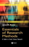 Essentials of Research Methods di Janet M. Ruane edito da Wiley-Blackwell