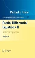 Partial Differential Equations III di Michael E. Taylor edito da Springer-Verlag New York Inc.
