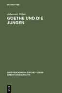 Goethe und die Jungen di Johannes Weber edito da De Gruyter