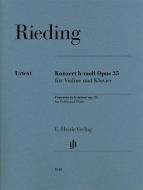 Konzert h-moll op. 35 für Violine und Klavier di Oskar Rieding edito da Henle, G. Verlag