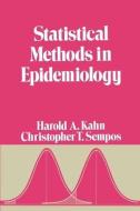 Statistical Methods in Epidemiology di Harold A. Kahn edito da OUP USA