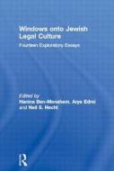 Windows Onto Jewish Legal Culture edito da Taylor & Francis Ltd